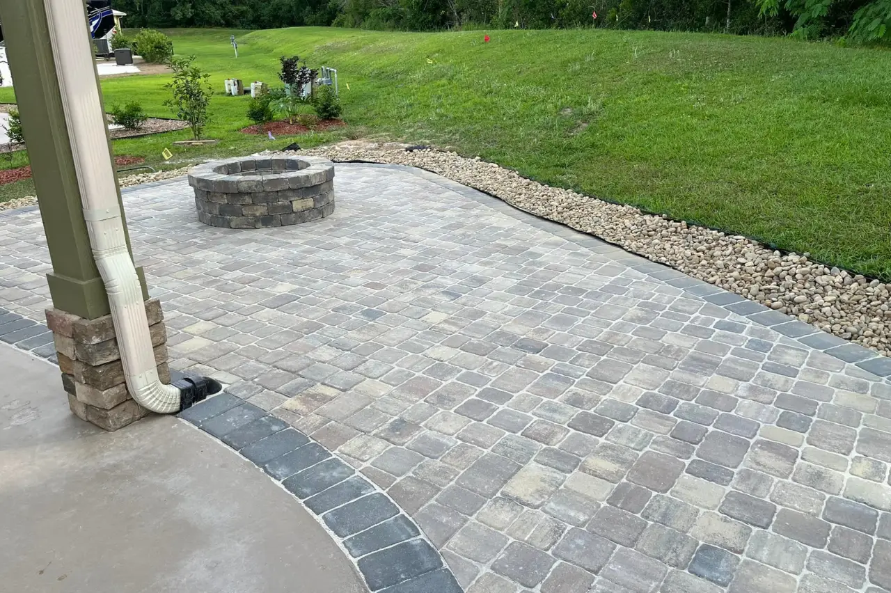 Custom paver patio design and installation Orange Beach AL
