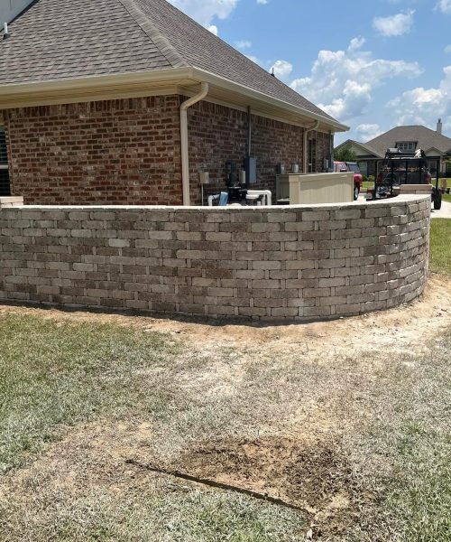 Retaining Walls and Raised Flower Beds in Foley, AL
